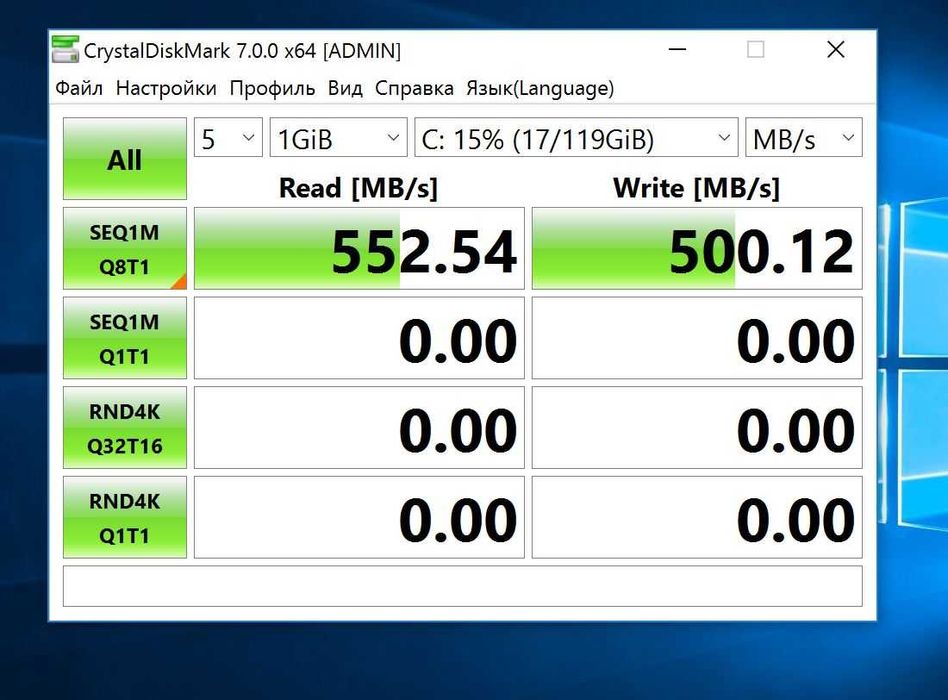 mSATA SSD диск на 128 GB Toshiba
