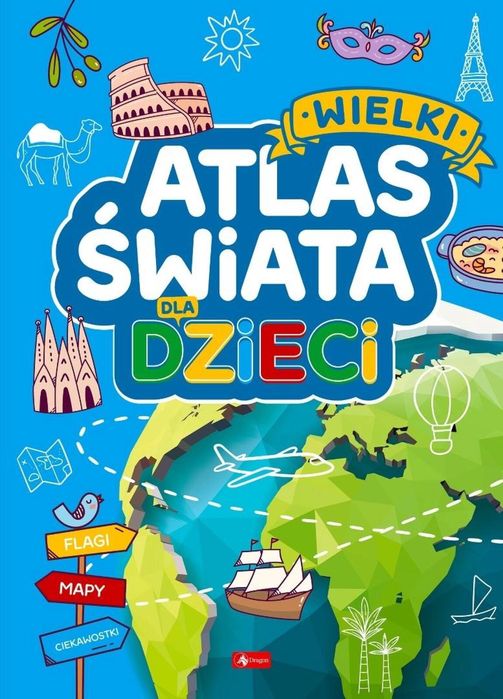 Wielki atlas świata premium Dragon praca zbiorowa Rok wydania: 2025