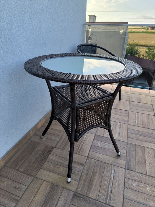 Stolik na taras balkon pod altanę