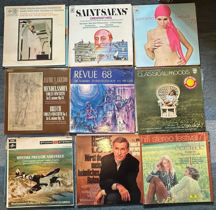 Lote 01 - 72 discos de vinil, Lp's - Musica Clássica