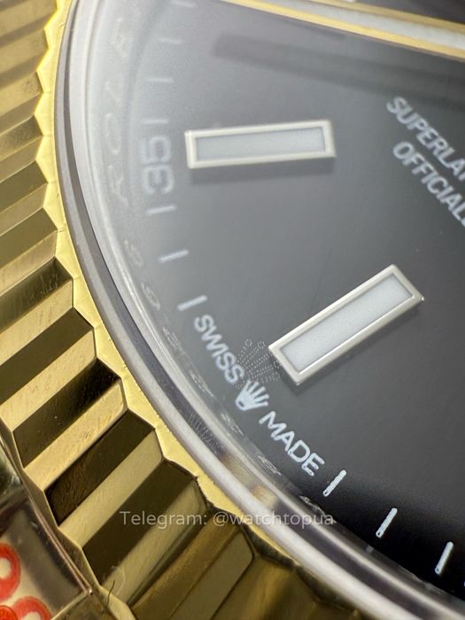 Годинник Rolex Datejust 41 Black Dial (Two-Tone, Jubilee) Ролекс