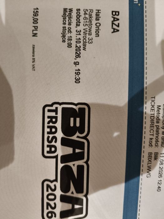 Bilety na koncert