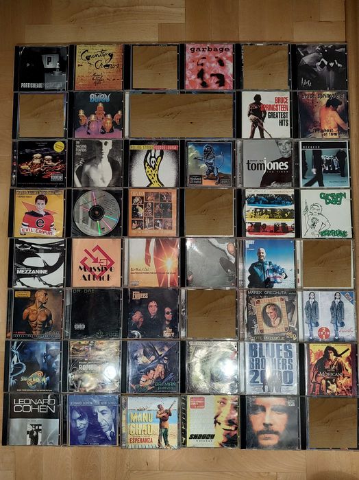 CD różne rodzaje i gatunki muzyczne.