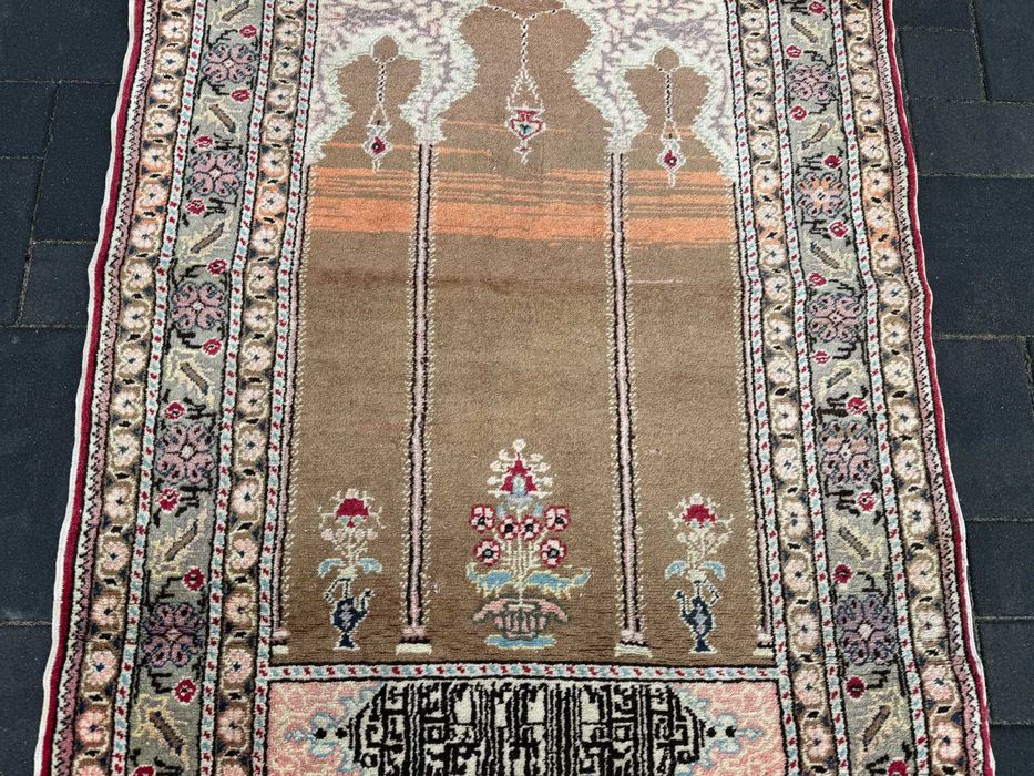 Turecki Kayseri Dywan Ręcznie Tkany Wełniany 157x92