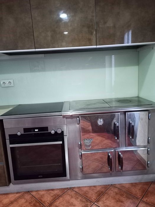 Fogão lenha em Inox