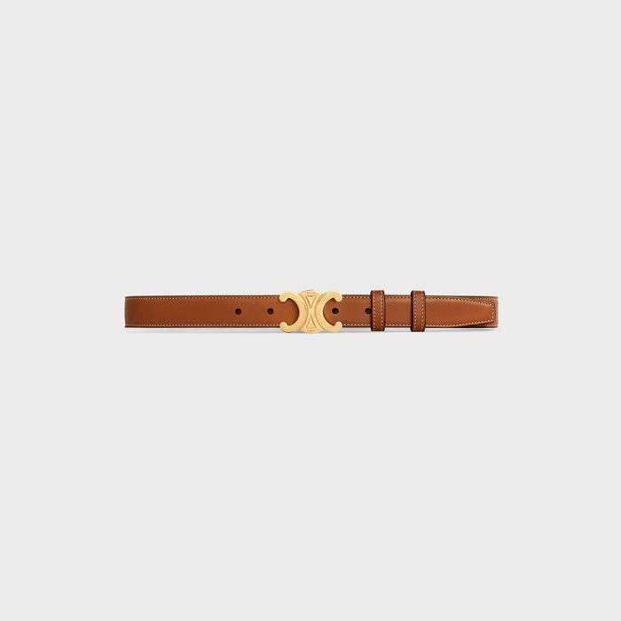 Ремінь Medium Triomphe Belt In Natural Calfskin Tan