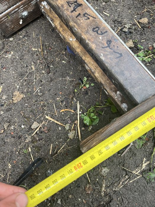2 drabiny malarskie drewniane – rozstawne, dwustronne 190 i 200 cm