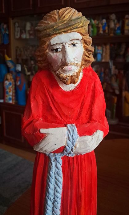 Chrystus rzeźba ludowa Józef Wrona