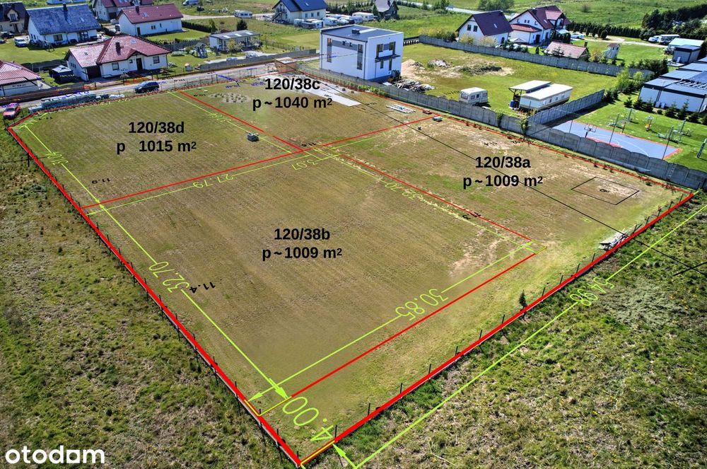 Atrakcyjne działki działka na sprzedaż 1000 m² BEZ POŚREDNIK Sarbinowo - Widok 4