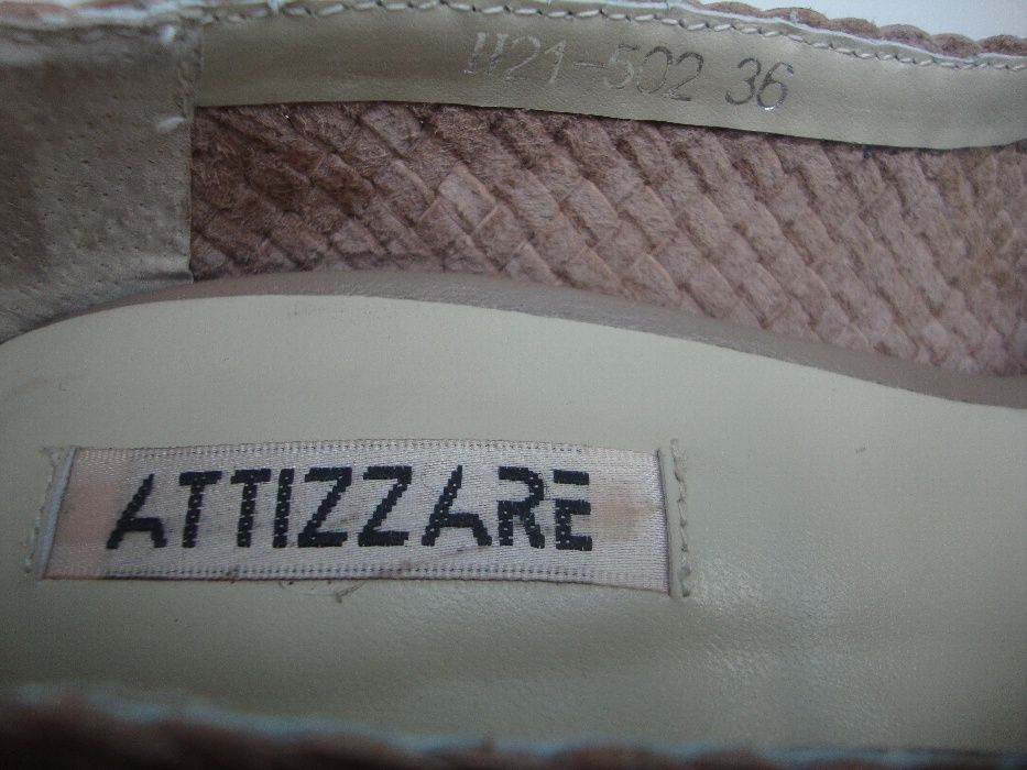 Туфли Attizzare (Miraton) р.36, Португалия, натуральная кожа