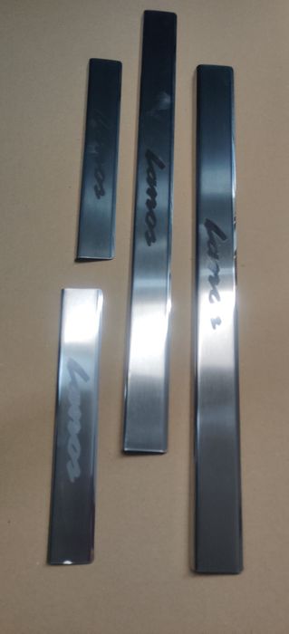 Накладки на пороги Ланос (Lanos/ Sens), нерж.