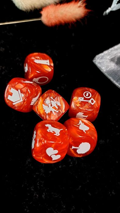 Кубики Ленорман, 6 шт, оракул для ворожіння