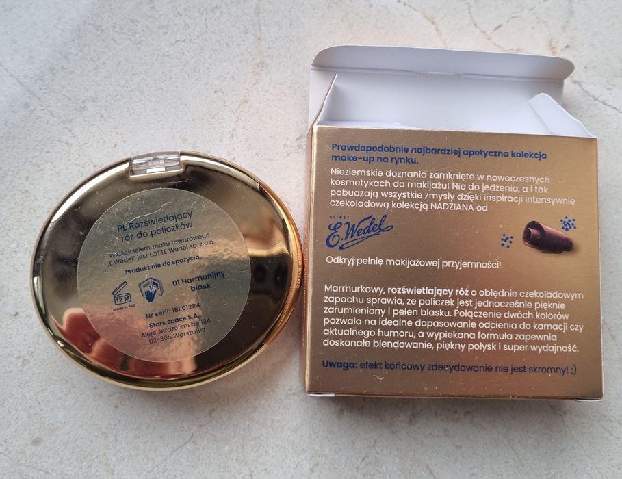 Stars & Wedel róż do policzków 01 Harmonijny Blask