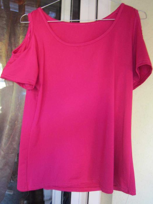 Blusa Rosa Sem Ombros - Mulher