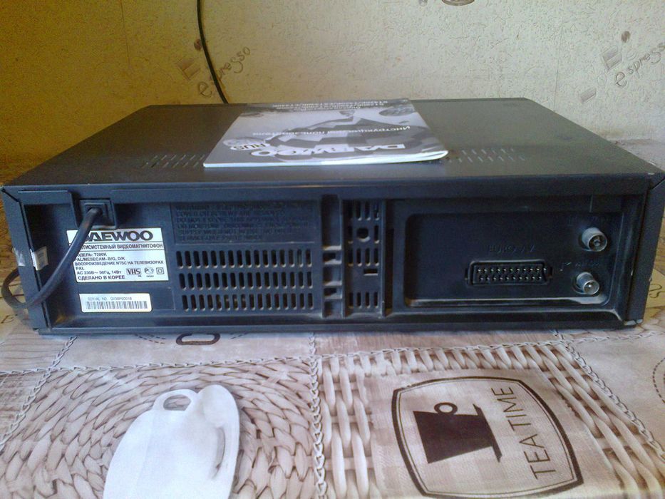 Видеомагнитофон Daewoo T280K, DVD плеер Samsung P-171
