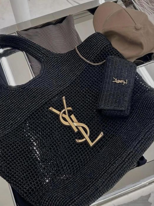 Ysl torba z Raffi recznie tkana