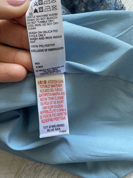 Sukienka cekiny dla dziewczynki M&S Marks & Spencer 5/6 lat 116 cm