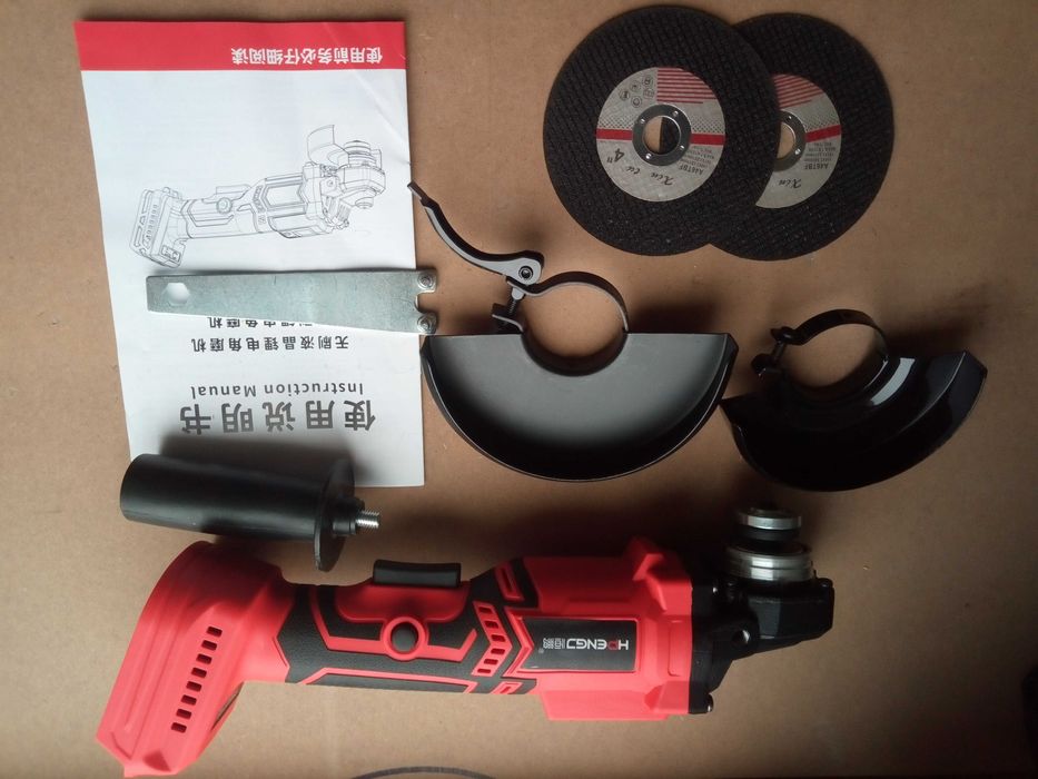 Акумуляторна кутова шліфмашина HPENGJ