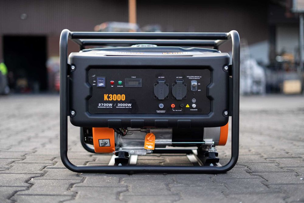 NOWY AGREGAT generator Prądu PB95 Kingway 3000W 12L Miedź AVR FV
