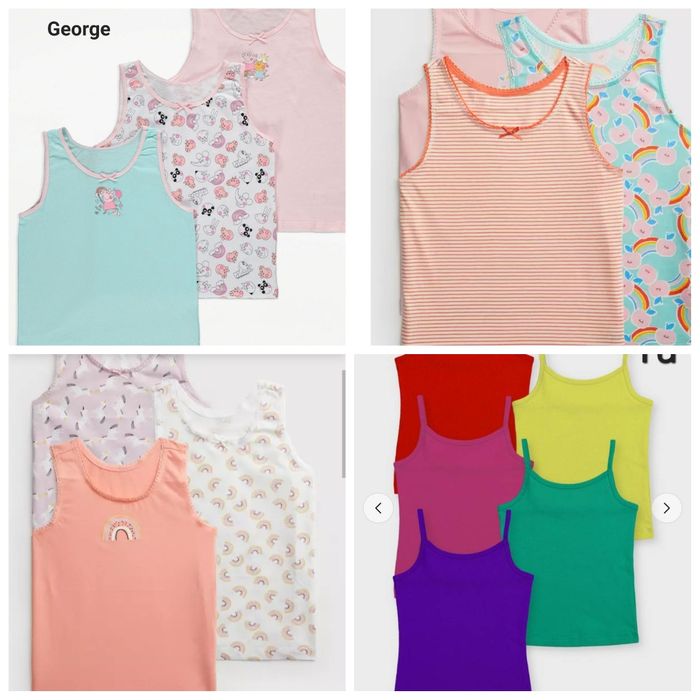 Майки топи для дівчинки Джордж George, Tu Matalan маечки для девочки топы