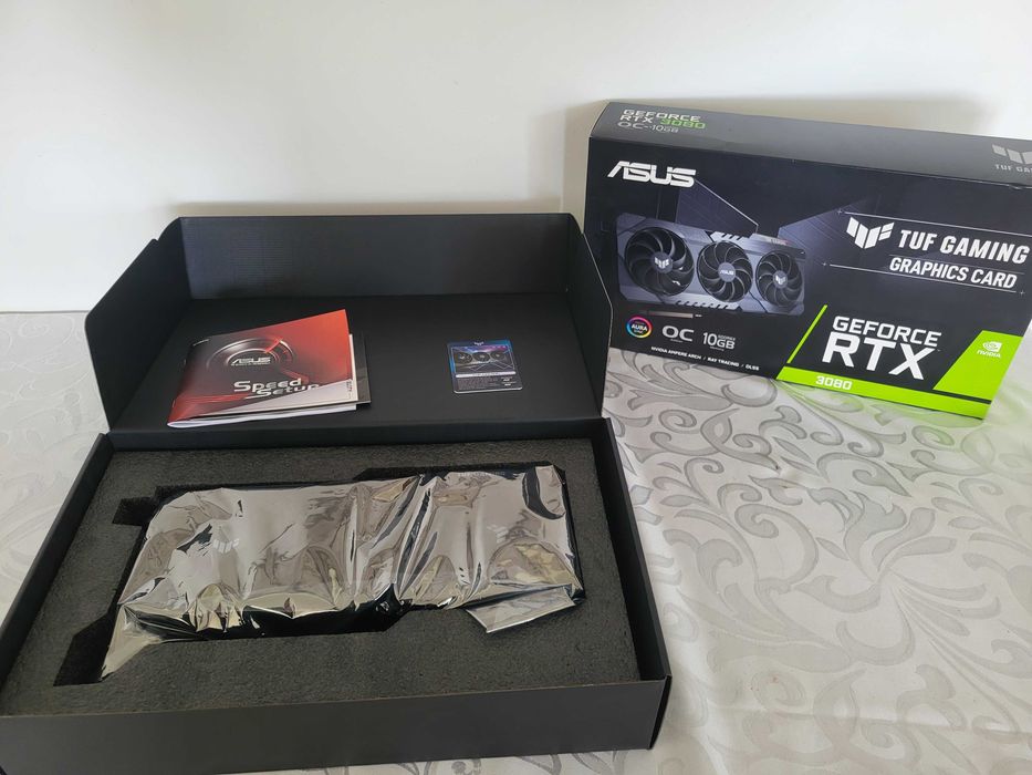 ASUS TUF RTX 3080 10GB OC | po serwisie | testy | pudełko