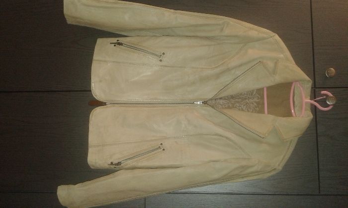 Мега крутая 100 % натур. кожа куртка David moore (Германия),38/M.