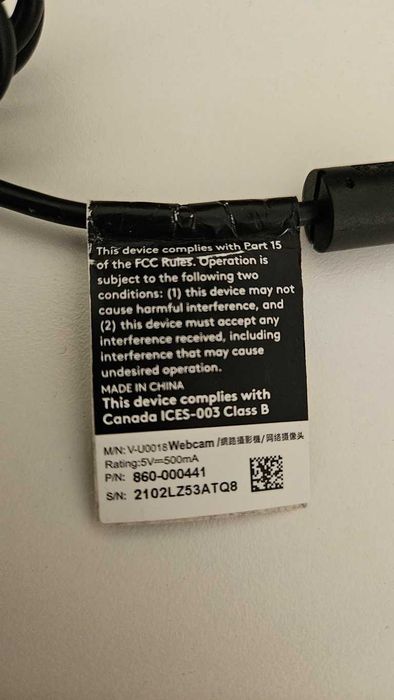 Webcam Logitech C270 - em bom estado