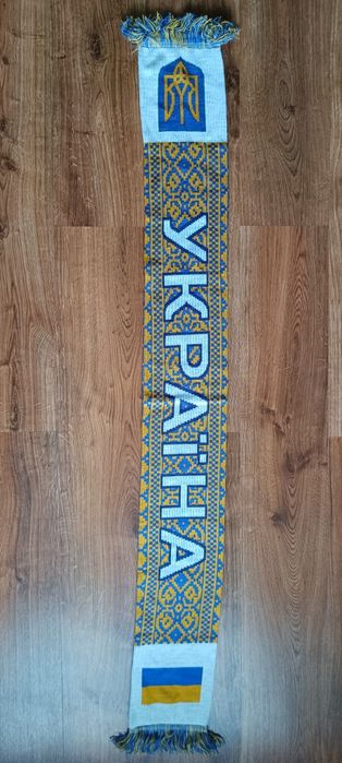 Ukraina szalik kibica reprezentacji używany