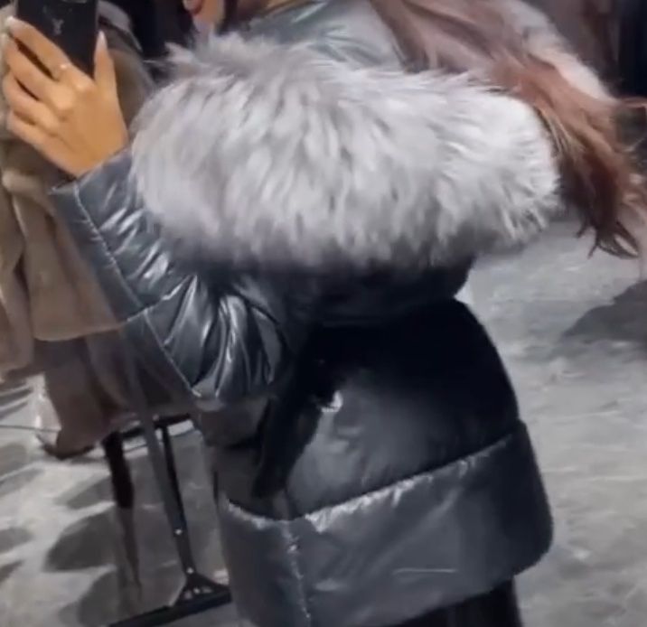 Куртка тепла зимова чернобурка С розмір