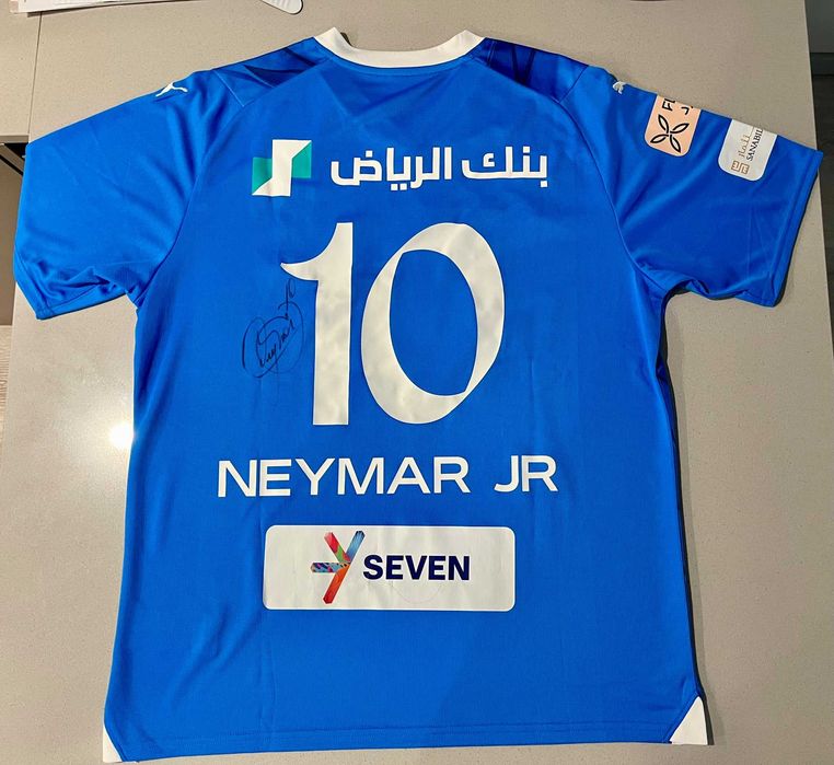Camisola Autografada Neymar Al-Hilal