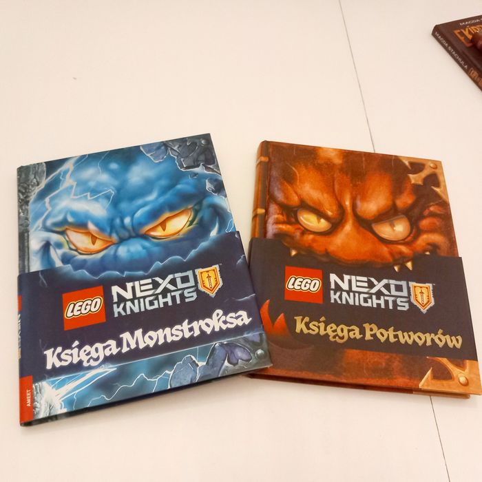 Nexo knights lego księga monstroksa i księga potworów