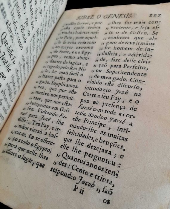 Dialogo sagrado sobre o genesis - 1739