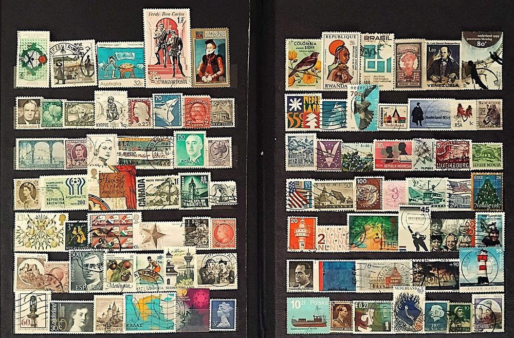 Pakiet znaczków pocztowych z całego świata 700szt. + 70szt. gratis