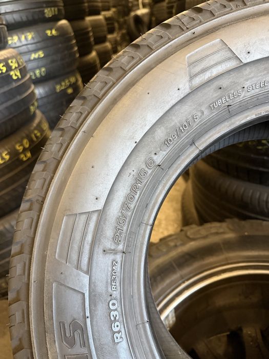 Шини літні 215х70хR15C Bridgestone Duravis R630 / 2 ШТ СТАН НОВИХ