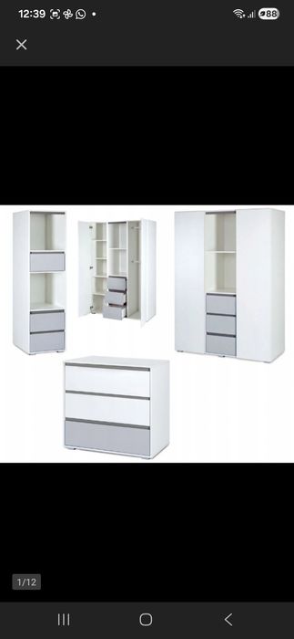 Zestaw mebli DALIA grey Klupś