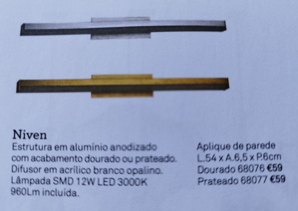 Difusor de parede loja Area