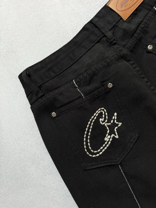 Джинсовые шорты Corteiz C-Star Denim Кортез Шорти