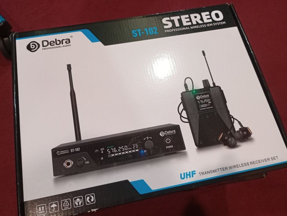 Sistema monição In Ear IEM Debra ST 02