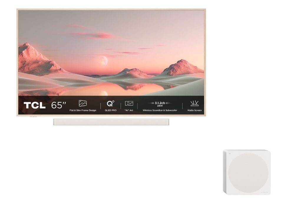 Telewizor TCL 65 A300 PRO NXTVision 65" QLED 4K Soundbar & Subwoofer