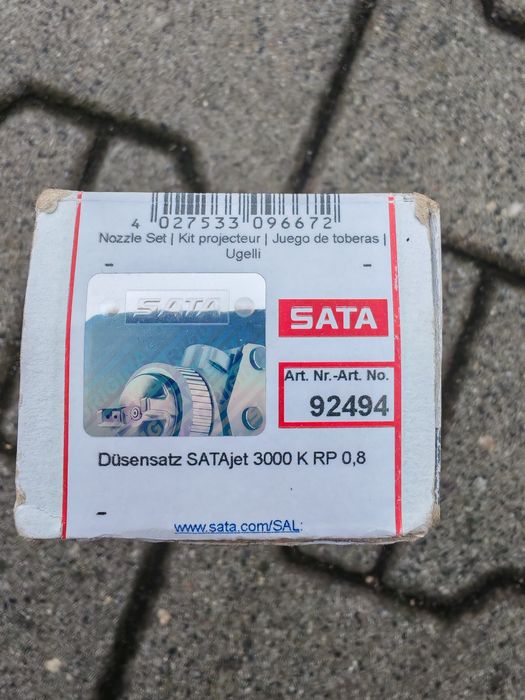 Zestaw naprawczy Sata dysza 0.8 jet 3000 k rp