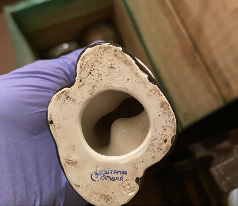 Boneco antigo em fainça da Luisitania Coimbra