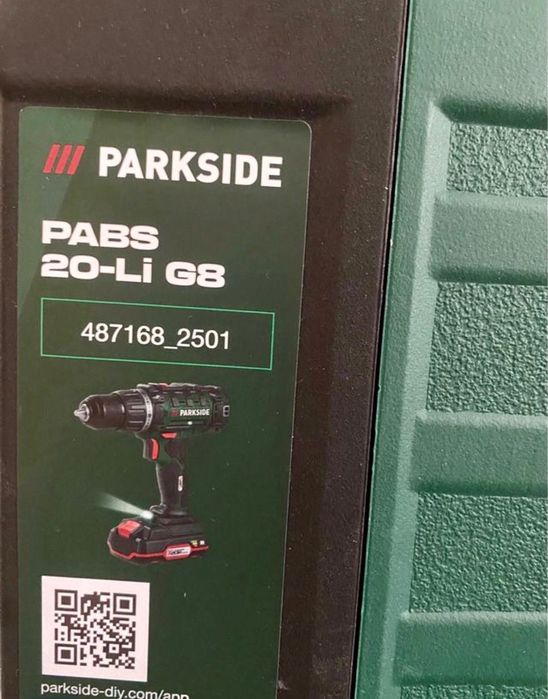 Berbequim/aparafusador Parkside 20V