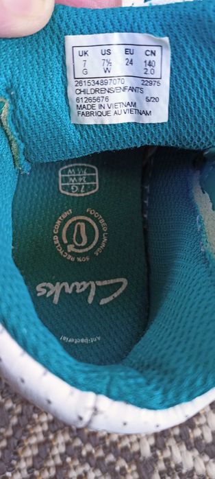 Кросівки шкіряні, високі кеди, Clarks
