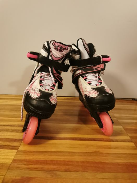 patins em linha  ajustáveis 33-36