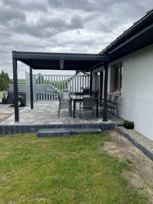 Pergola tarasowa.   3m/3,6m   Aluminium