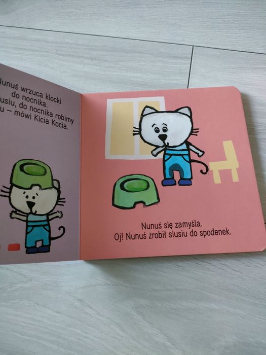 Kicia kocia i nunuś na nocniku