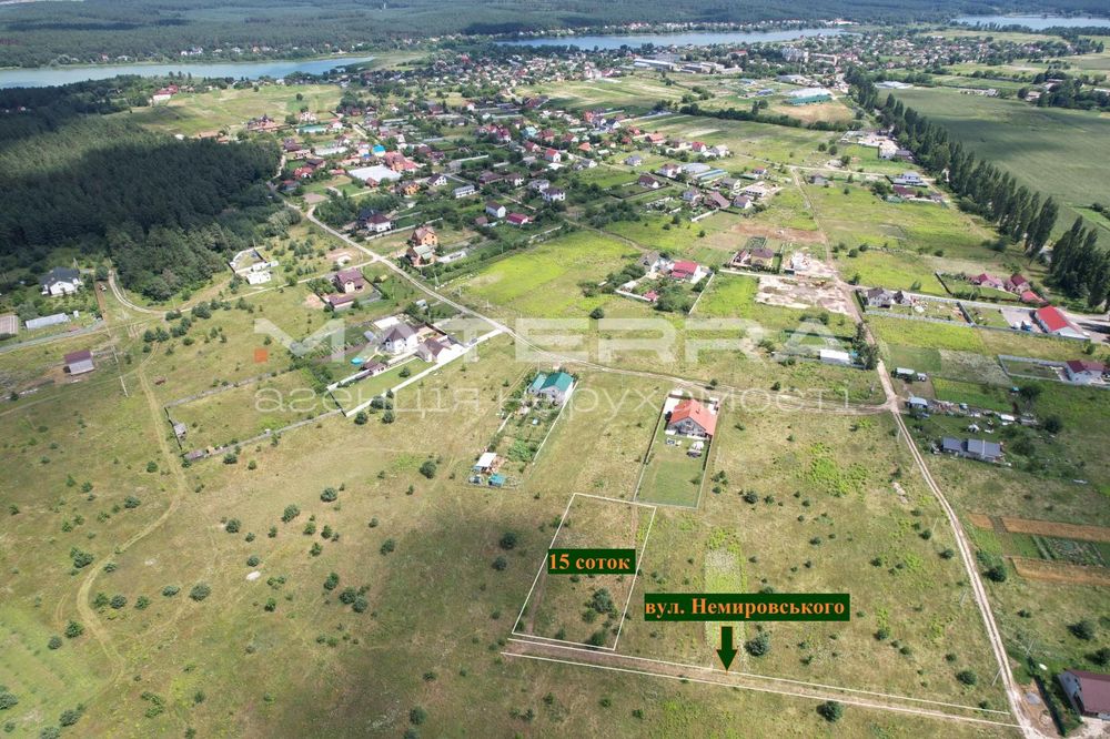 Продаж земельної ділянки 15 соток у с. Забір’я, Київська область