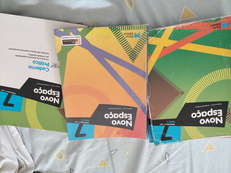 Novo espaço 7 matemática livros escolares