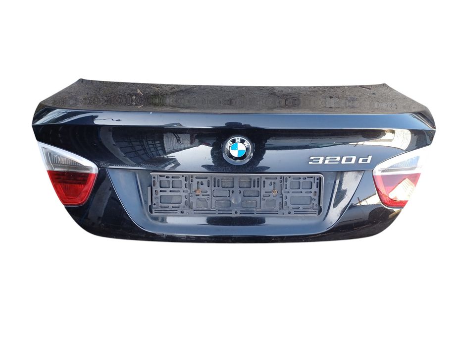 Bmw E90 Sedan Klapa Bagażnika Tył Tylna Kompletna KPL Czarna