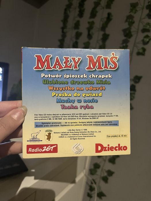 2 płyty dvd „mały miś” bajki 12 bajek